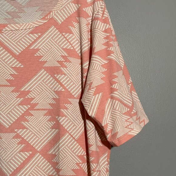 Lularoe Julia Dress Straight Midi Maxi 3XL Geo Casual Colorful Comfy Workwear - Picture 5 of 12